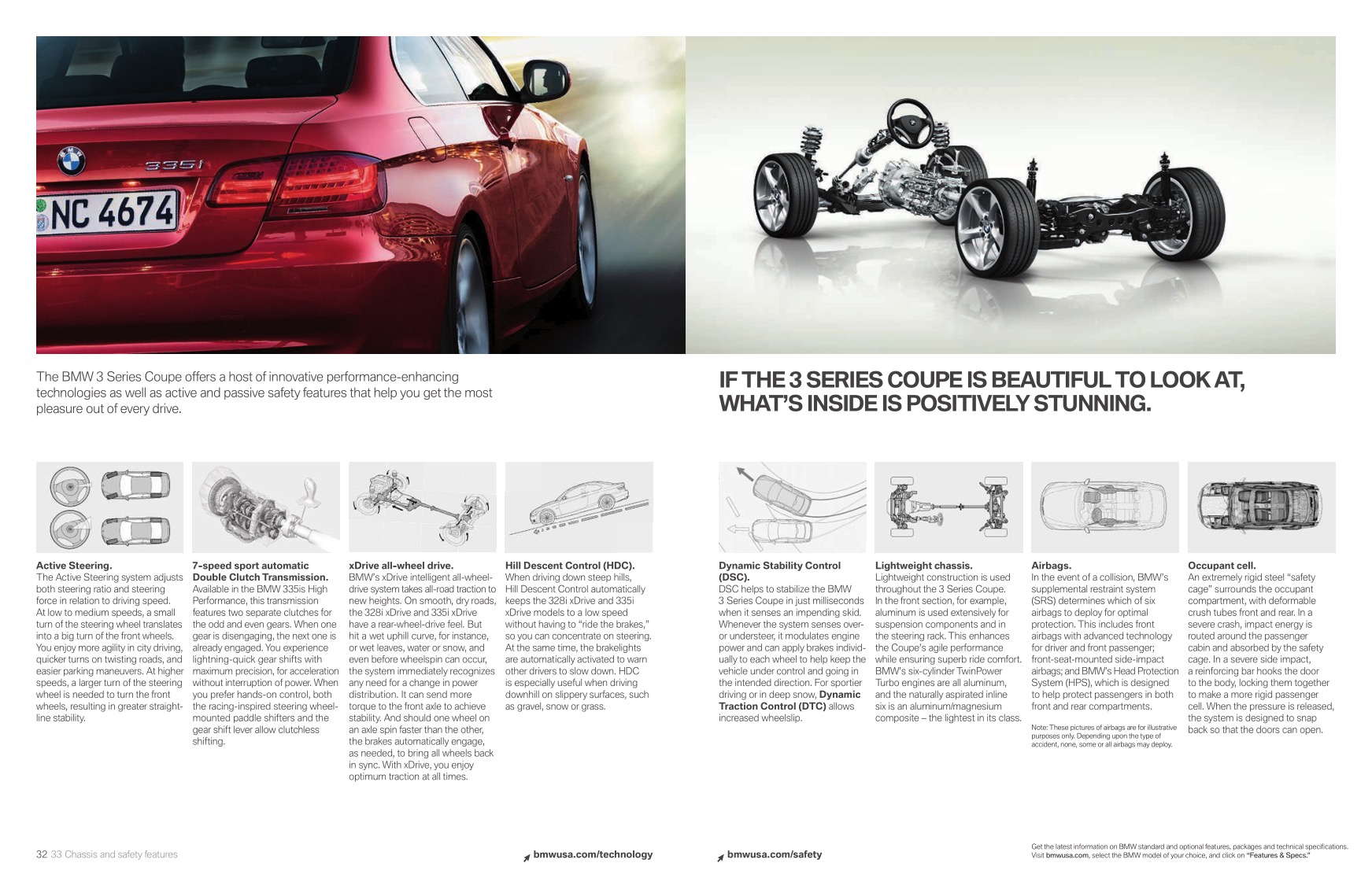 2012 BMW 3-Series Coupe Brochure Page 7